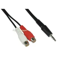 Intos Inline 2 x Rca female to 3.5 mm male cable, m 89941
