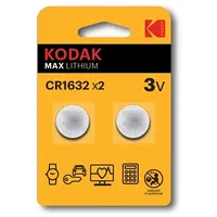 Kodak Lithium Cr1632 / 3V Batteries 2Pcs