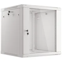 Lanberg Rack Cabinet 19 Wall-Mount 12U/600X600 Flat Pack V2 Grey