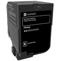 Lexmark Return-Toner Cartridge Black 74C2Hk0, 20000 pages, Black, 