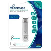 Mediarange Usb-Stick 32 Gb Usb 3.1 combo mit