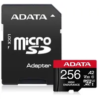 Memory Micro Sdxc 256Gb W/Ad./Ausdx256Gui3V30Sha2-Ra1 Adata