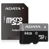 Memory Micro Sdxc 64Gb Class10/W/Ad Ausdx64Guicl10-Ra1 Adata