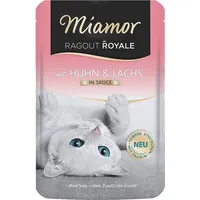 Miamor Ragout Royale Chicken and salmon in sauce - wet cat food 100G

