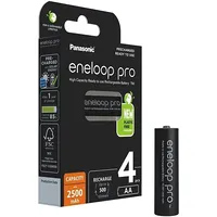 Panasonic Eneloop Pro Aa Batteries 2500Mah 4 pcs. Battery pack