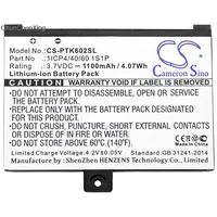 Pocketbook Pro battery 1Icp4 1100Mah model 602/603/612/902/903/912/920/920.W