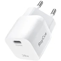 Raycue Usb-C Pd 20W Eu network charger White
