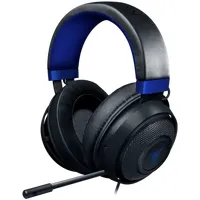 Razer Headphones for players Headset, Analog 3.5 mm, Kraken console, Black / blue, Built-In microphon
