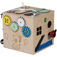 Roger Childrens Interactive Developing Wooden Cube