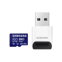 Samsung Micro Sdxc Pro 512Gb With Usb Adapter