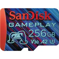 Sandisk Gameplay 256 Gb microSDXC Uhs-I memory card up to 190 Mb/S
