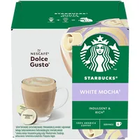 Starbucks Coffee capsules Nescafe Dolce Gusto White Mocha 6 pot.
