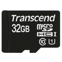 Transcend Microsd/Sdhc Card 32Gb Uhs1 w/o Adapt. Ts32Gusdcu1