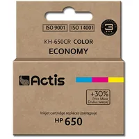Actis colour ink cartridge for Hp Replaces 650 Cz102Ae Standard
