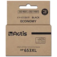 Actis Kh-653Bkr Ink for Hp printer, replacement 653Xl 3Ym75Ae Premium 20Ml 575 pages black
