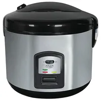 Adler Ad 6406 Rice cooker Black, Stainless steel 1000 W