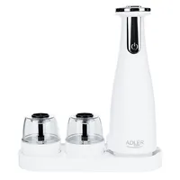 Adler Electric Salt and pepper grinder Ad 4449W Grinder 7 W Housing material Abs plastic Lithium Mills with ceramic querns Charging light Auto power off after 3 minutes Fully charged for 120 minut