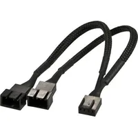 Akasa Y-Adapter cable, 4-Pin female - 2 x male, 10Cm Ak-Cbfa04-15
