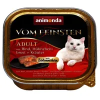 animonda Vom Feinsten Classic Cat flavor beef, chicken breast  herbs 100G

