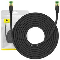 Baseus Braided network cable cat.8  Ethernet Rj45, 40Gbps, 10M Black
