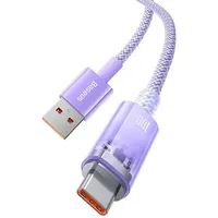 Baseus cable Usb A to Type C Pd 100W Explorer Cats010405 1 m purple