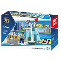 Blocki Mypolice Police station / Kb0652 Constructor with 57 parts Age 6