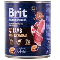 Brit Premium by Nature Lamb with Buckwheat - Wet dog food 800 g
