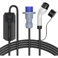 Choetech Acg15 Charging cable for electric cars and hybrids Type-2 / 3.5 kW Lcd display
