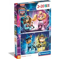 Clementoni Puzzle 2 x 20 elements Super Color Paw Patrol The Mighty Movie
