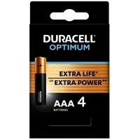 Duracell Optimum Aaa Lr3 batteries blister 4 pieces
