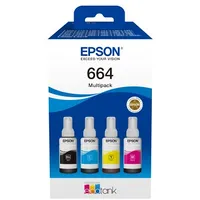 Epson C13T66464A ink cartridge 4 pcs Compatible Black, Cyan, Magenta, Yellow
