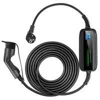 Extralink Bs-Pcd030 16A 3.6Kw Schuko  Portable Electric Car Charger 1 phase, 5.5M, Lcd, Ip67
