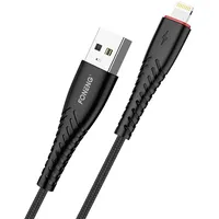 Foneng X15 Usb to Lightning Cable, 2.4A, 1.2M Black
