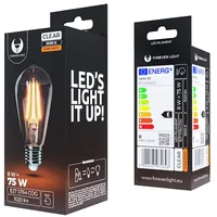 Forever Light Led Bulb Filament E27 / St64 8W 230V 3000K 1020Lm