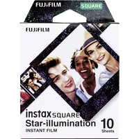 Fujifilm Instax Square star Illumination Instant film 10Pl Quantity 10 86 x 72 mm Print Size 86Mm 72Mm, Image size 62Mm