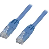 Fujtech Deltaco Cat5E U / Utp network cable, 1 m, blue B1-Tp
