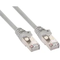 Intos Inline Cat5E F/Utp network cable, 1 m, gray 1-Stp

