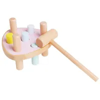 iWood Triangle Peg and Hammer Pastel wooden
