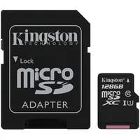 Kingston Canvas Select Plus 100R 128Gb micSDXC A1 C10 Card  Adp