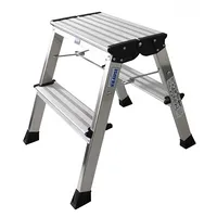 Krause Step ladder double-sided foldable aluminium  Rolly 130037
