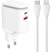Ldnio Wall charger  A2423C Usb, Usb-C - Lightning cable
