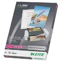 Leitz iLAM A4 Udt 125 mic glossy lamination pocket, 100 pcs 74810000
