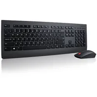 Lenovo Professional Wireless Keyboard and Mouse Combo - Us English with Euro symbol Set included Numeric keypad connection Black