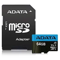 Memory Micro Sdxc 64Gb Class10/W/A Ausdx64Guicl10A1-Ra1 Adata