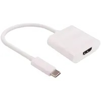Microconnect Usb-C to Hdmi, White Video resolution Up 4K2K30Hz