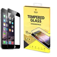 Mocco Full Glue 5D Signature Edition Tempered Glass Coverage with Frame Apple iPhone 6 / 6S Black