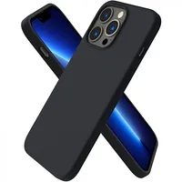 Mocco Ultra Slim Soft Matte 0.3 mm Silicone Case for Apple iPhone 14 Pro Max Black