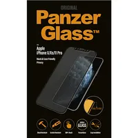 Panzerglass P2666 Screen protector Apple iPhone X/Xs/11 Pro Tempered glass Black Confidentiality filter Full frame coverage Anti-Shatter film Holds the together and protects against sha