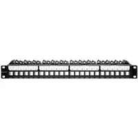 Qoltec Patch panel for 19Inches Rack,24Ports,1U,Utp
