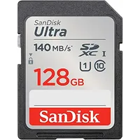 Sandisk Ultra 128Gb Sdxc Memory Card 140Mb/S